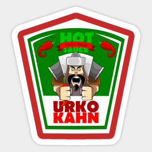 Urko Kahn - Hot Sauce Sticker